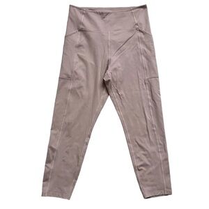 Girlfriend Collective Compressive Pocket Legging Light Pink Athletic Yoga Large